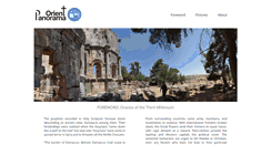 Desktop Screenshot of orientpanorama.com